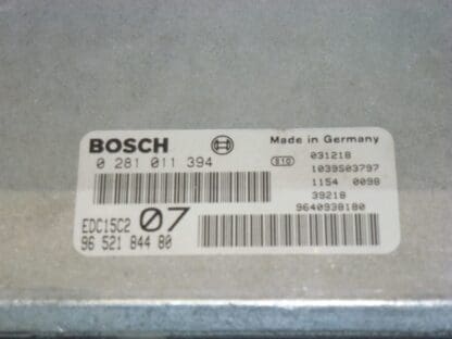 ECU Bosch EDC15C2 0281011394 9652184480 1940F1