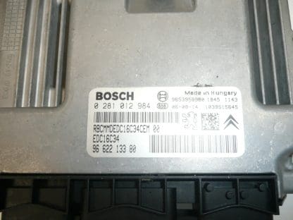 ECU Bosch EDC16C34 Citroën Peugeot 0281012984 9662213380