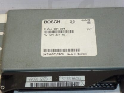 ESP-yksikkö Bosch Peugeot 406 0265109089 9642933480