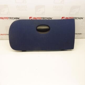 Hansikaslokeron päällinen sininen kangas Peugeot 206 96415289US 8214SK